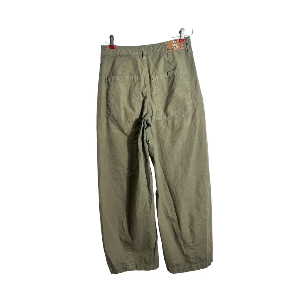 WE THE FREE x FREE PEOPLE Rylee Chino Barrel Leg Trousers Pants